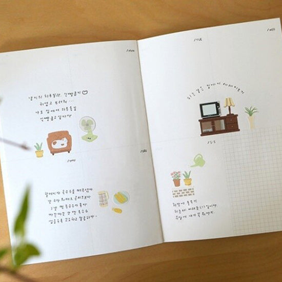 スワテリエ おばあちゃんの家シール 手帳デコ 韓国シール