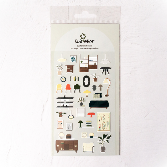 スワテリエ ミッドセンチュリーモダン家具 手帳デコシール
