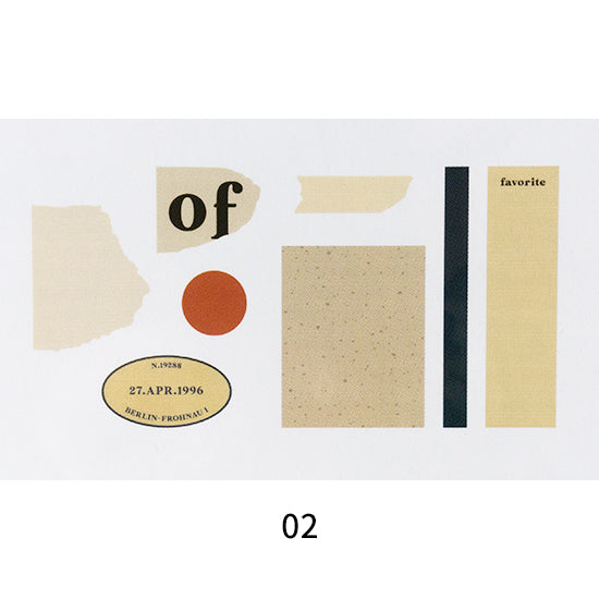 on point.02｜スワテリエ フレークデコシール（8枚入り）