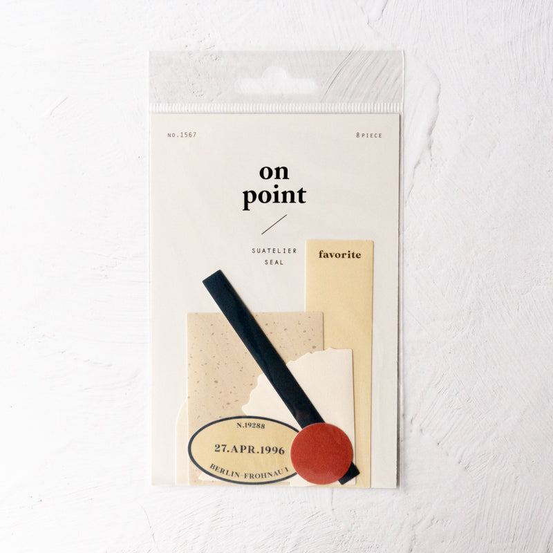 on point.02｜スワテリエ フレークデコシール（8枚入り）