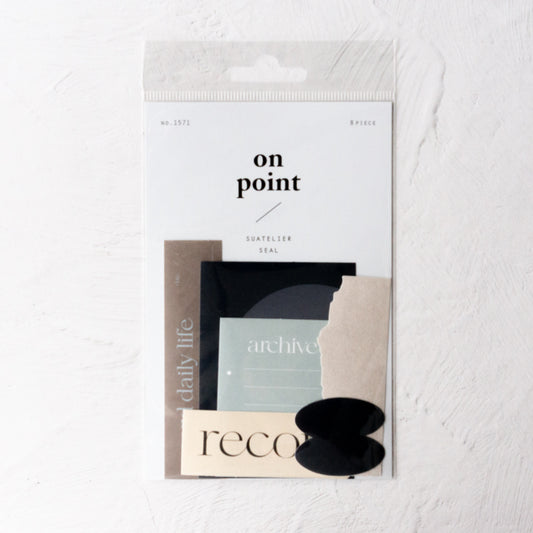 on point.06｜スワテリエ マガジン風ポイントシール（8枚入り）
