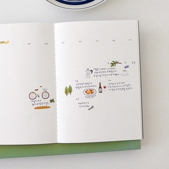 スワテリエ 庭 アウトドアシール 手帳デコ 韓国シール